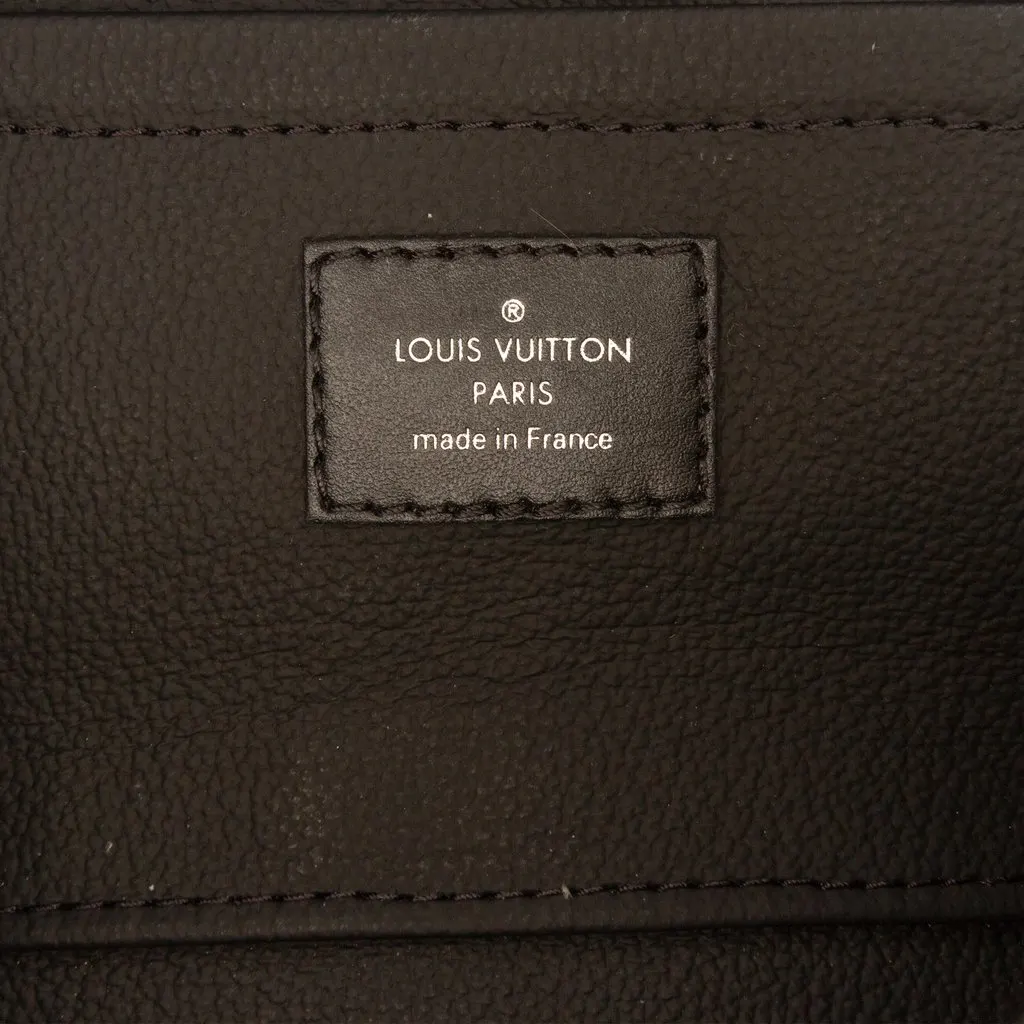 Louis Vuitton Monogram Eclipse Locker Dopp Kit Clutch Black Very good - Box View