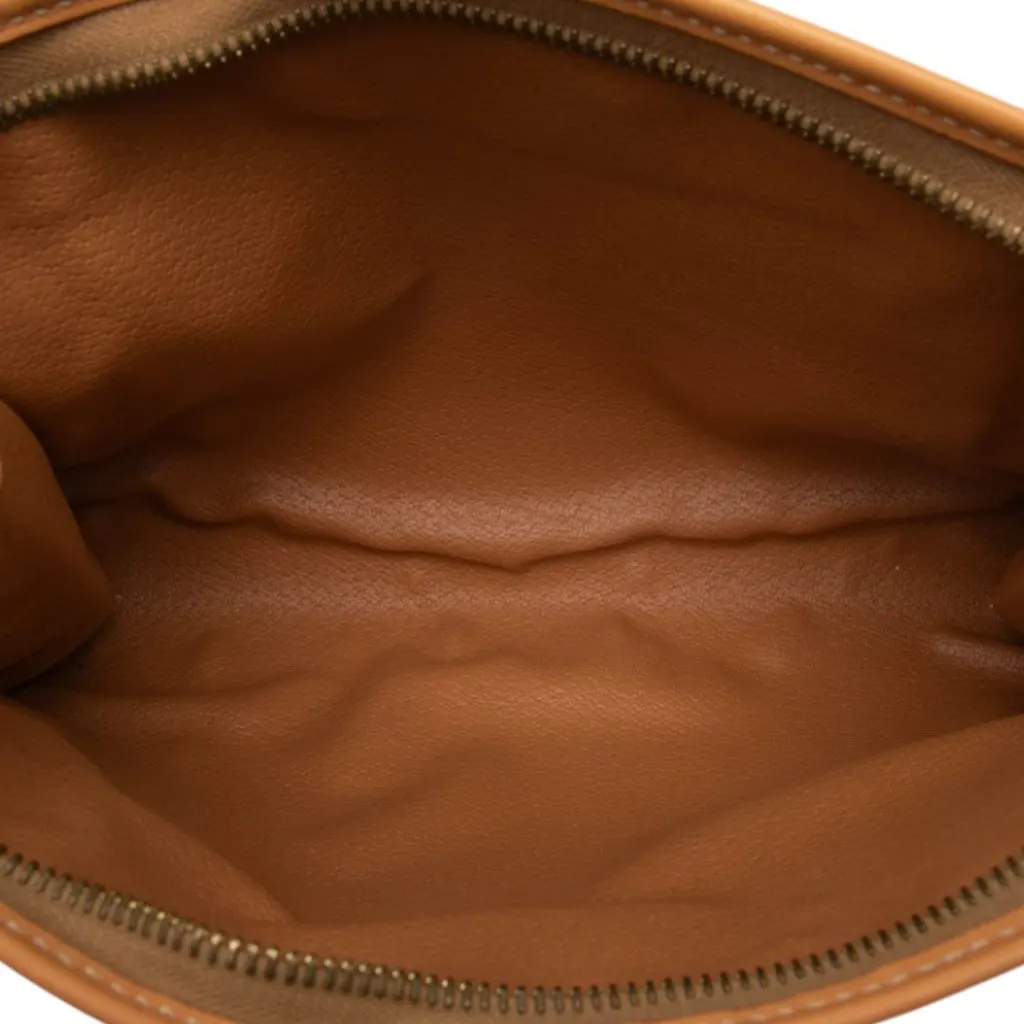 Celine Macadam Coated Canvas Clutch Brown Canvas Very good - Model View