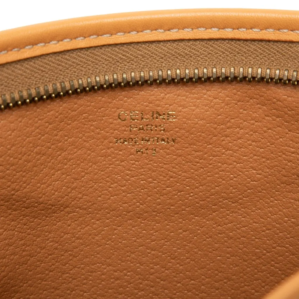 Celine Macadam Coated Canvas Clutch Brown Canvas Very good - Box View