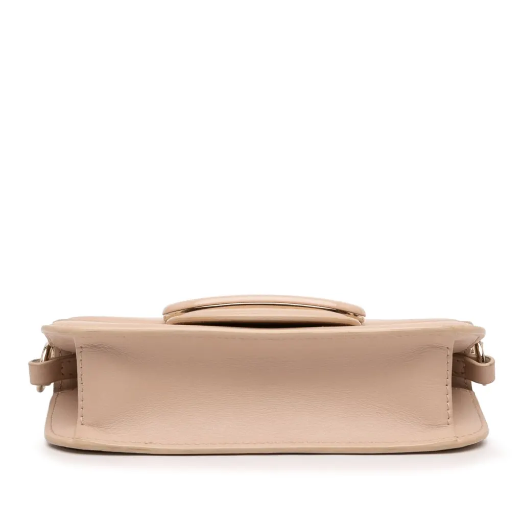 Valentino Small Calfskin VLogo Loco Satchel Brown Leather Very good - Inside View