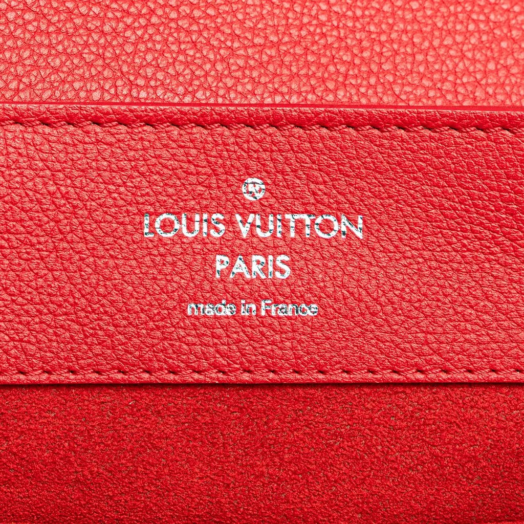Louis Vuitton Taurillon Lockme Backpack Red Leather Very good - Box View