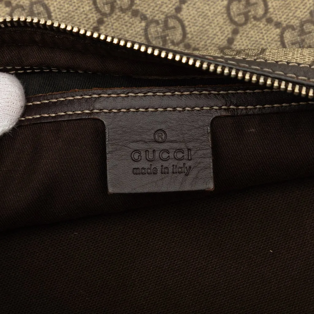 Gucci GG Supreme Belt Bag Beige Canvas Good - Box View