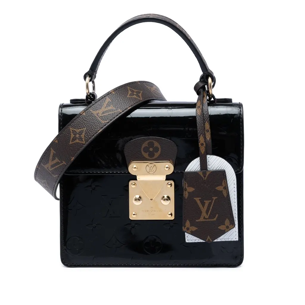 Louis Vuitton Monogram Vernis Spring Street Black Leather Very good - Front View