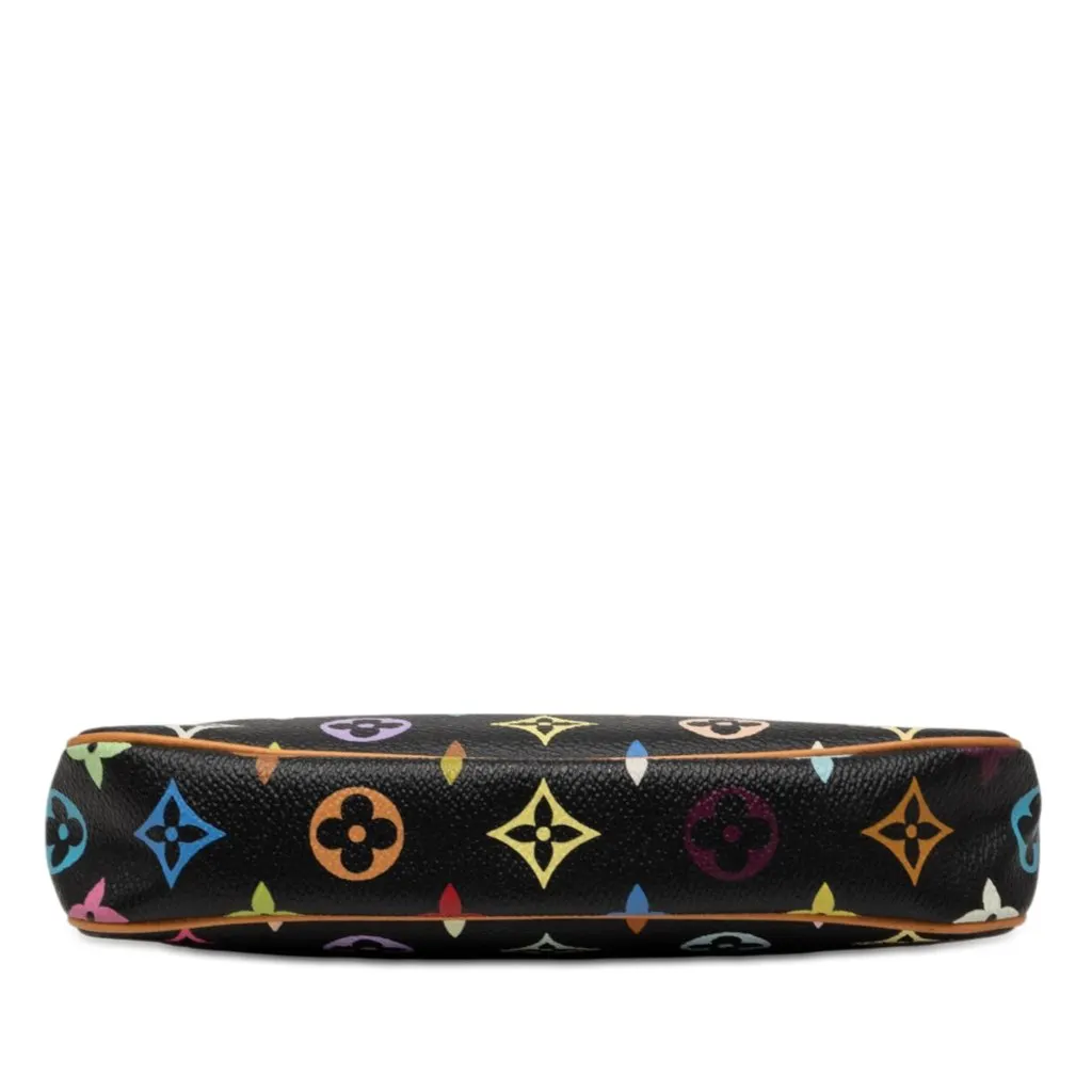 Louis Vuitton Monogram Multicolore Pochette Accessoires Black Very good - Inside View