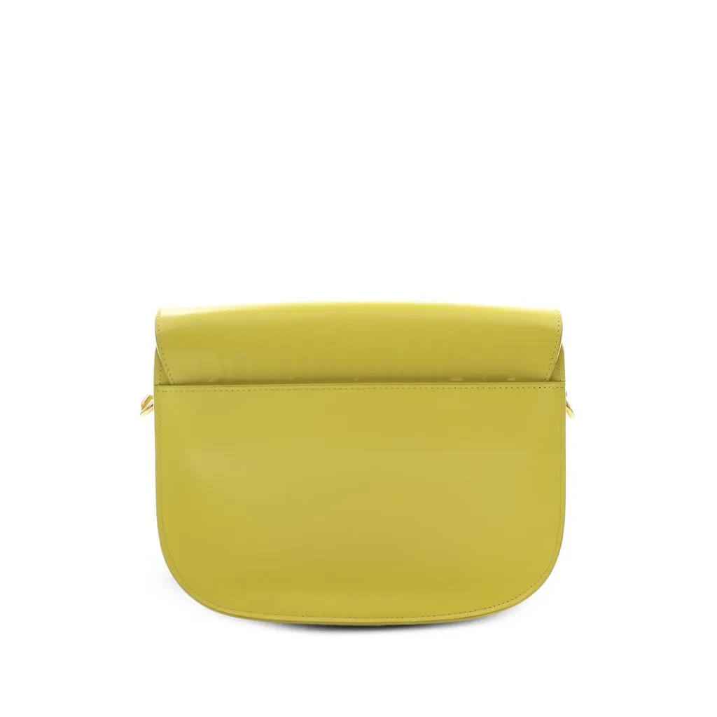 Dior Medium Calfskin Bobby Crossbody Yellow Leather Good - Back View