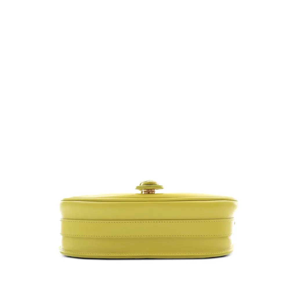 Dior Medium Calfskin Bobby Crossbody Yellow Leather Good - Inside View