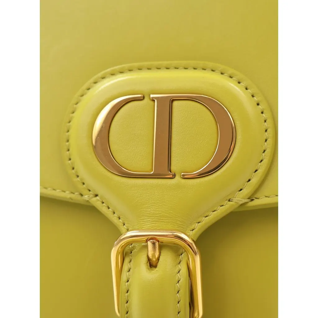 Dior Medium Calfskin Bobby Crossbody Yellow Leather Good - Box View