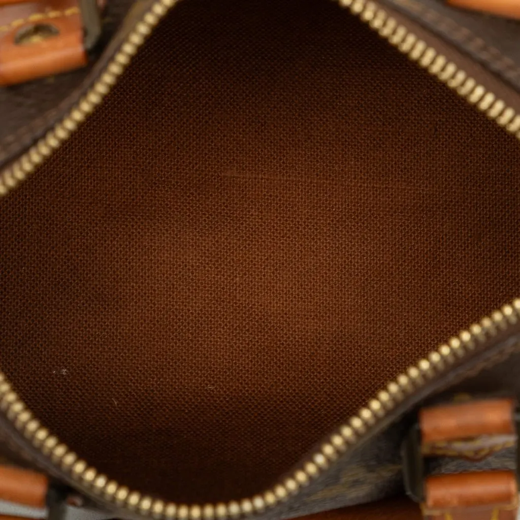 Louis Vuitton Monogram Mini Speedy HL Brown Canvas Good - Model View