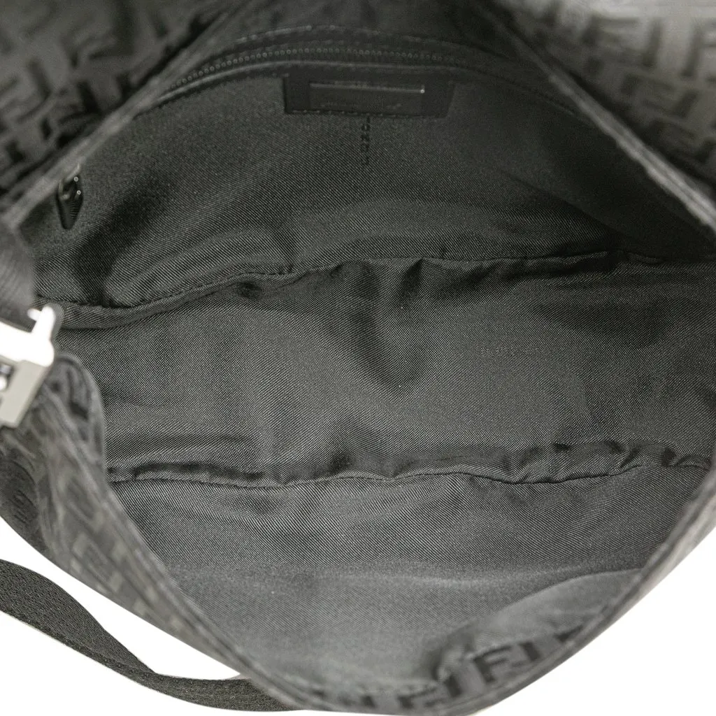 Fendi Zucchino Canvas Crossbody Black Canvas Very good - Model View