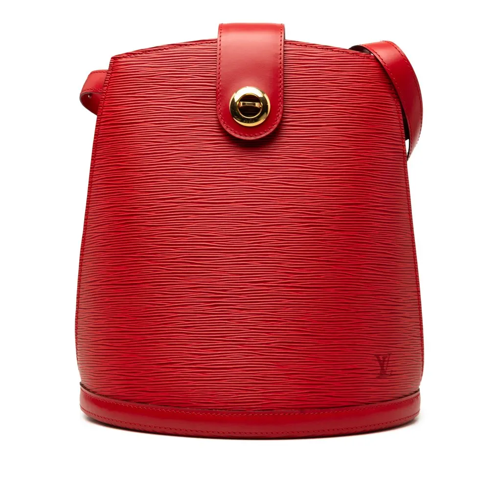 Louis Vuitton Epi Cluny Red Leather Very good - Front View