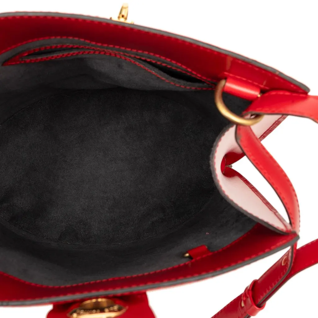 Louis Vuitton Epi Cluny Red Leather Very good - Model View