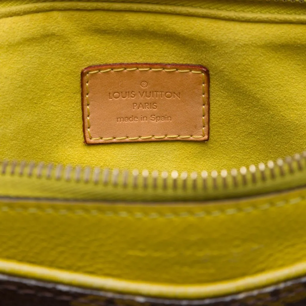 Louis Vuitton Monogram Pallas MM Brown Canvas Very good - Box View