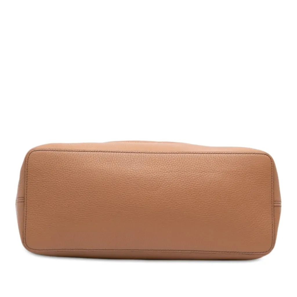 Gucci Large Pebbled Calfskin Soho Convertible Hobo Beige Leather Very good - Inside View