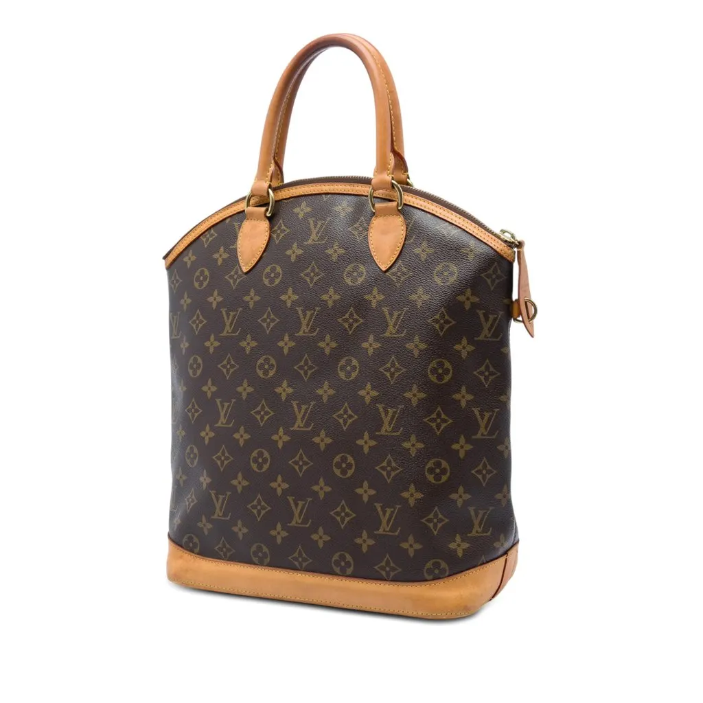 Louis Vuitton Monogram Lockit Vertical Brown Very good - Back View