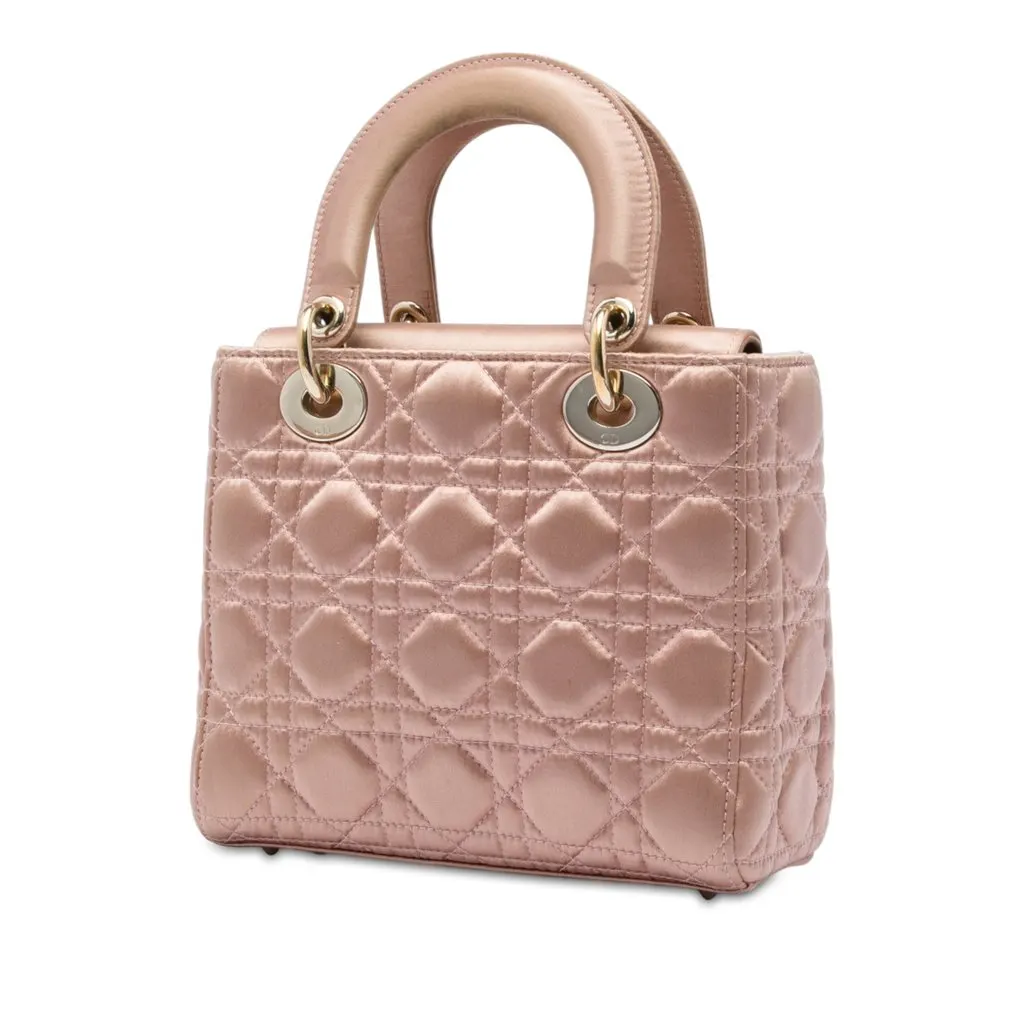 Dior Small Satin Cannage My ABCDior Lady Dior Brown Very good - Back View