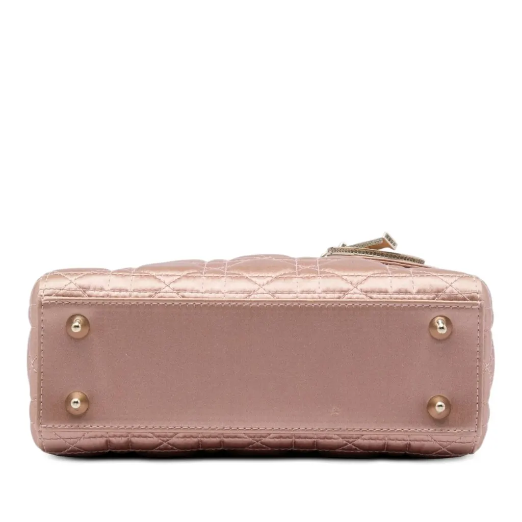 Dior Small Satin Cannage My ABCDior Lady Dior Brown Very good - Inside View