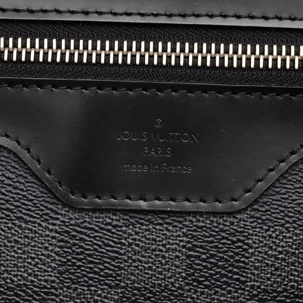 Louis Vuitton Damier Graphite Daniel MM Black Canvas Good - Box View