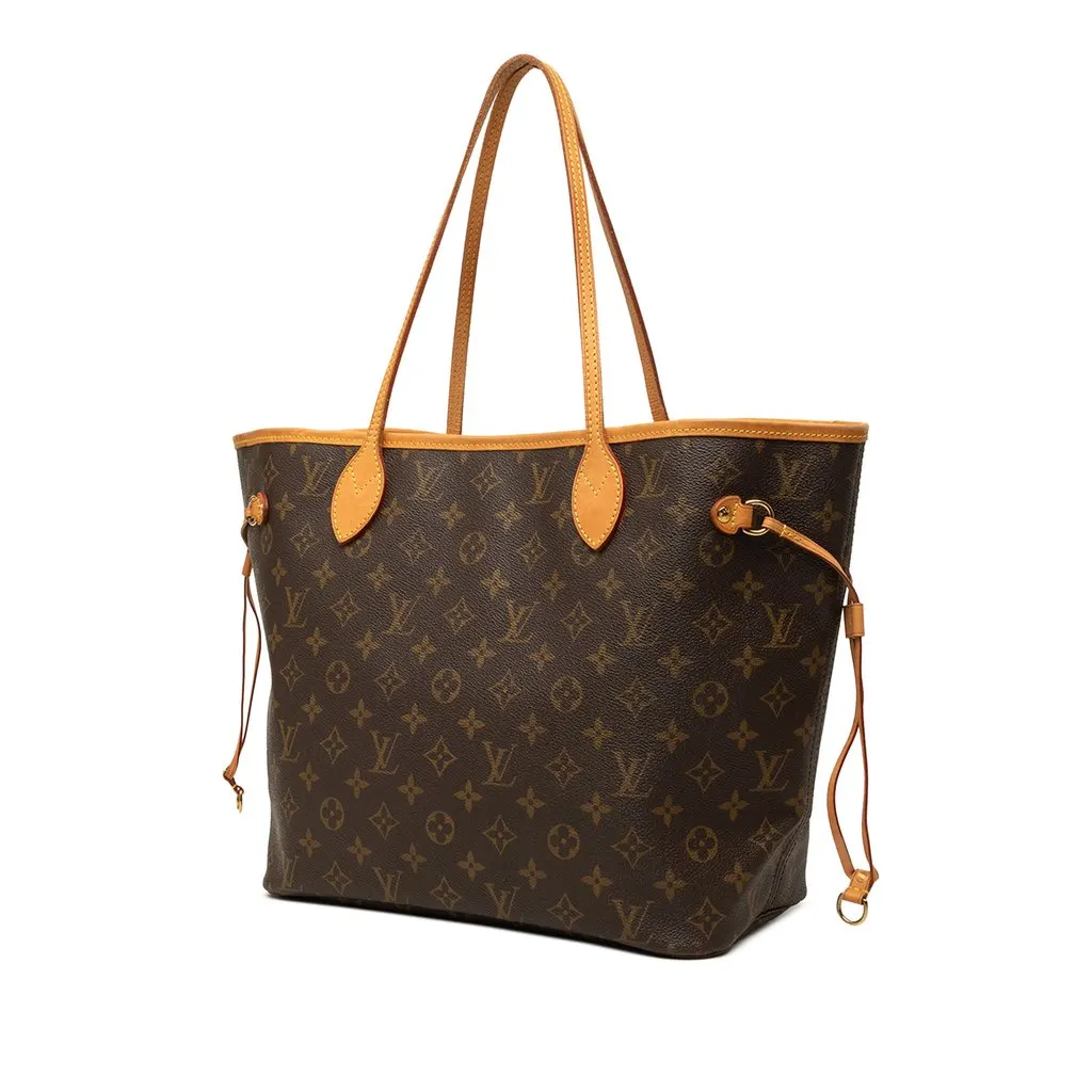 Louis Vuitton Monogram Neverfull MM Brown Very good - Back View