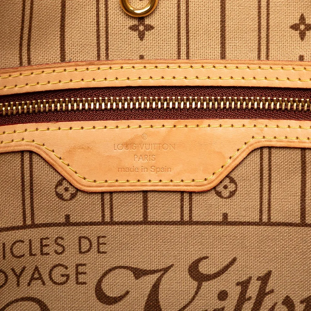 Louis Vuitton Monogram Neverfull MM Brown Very good - Box View