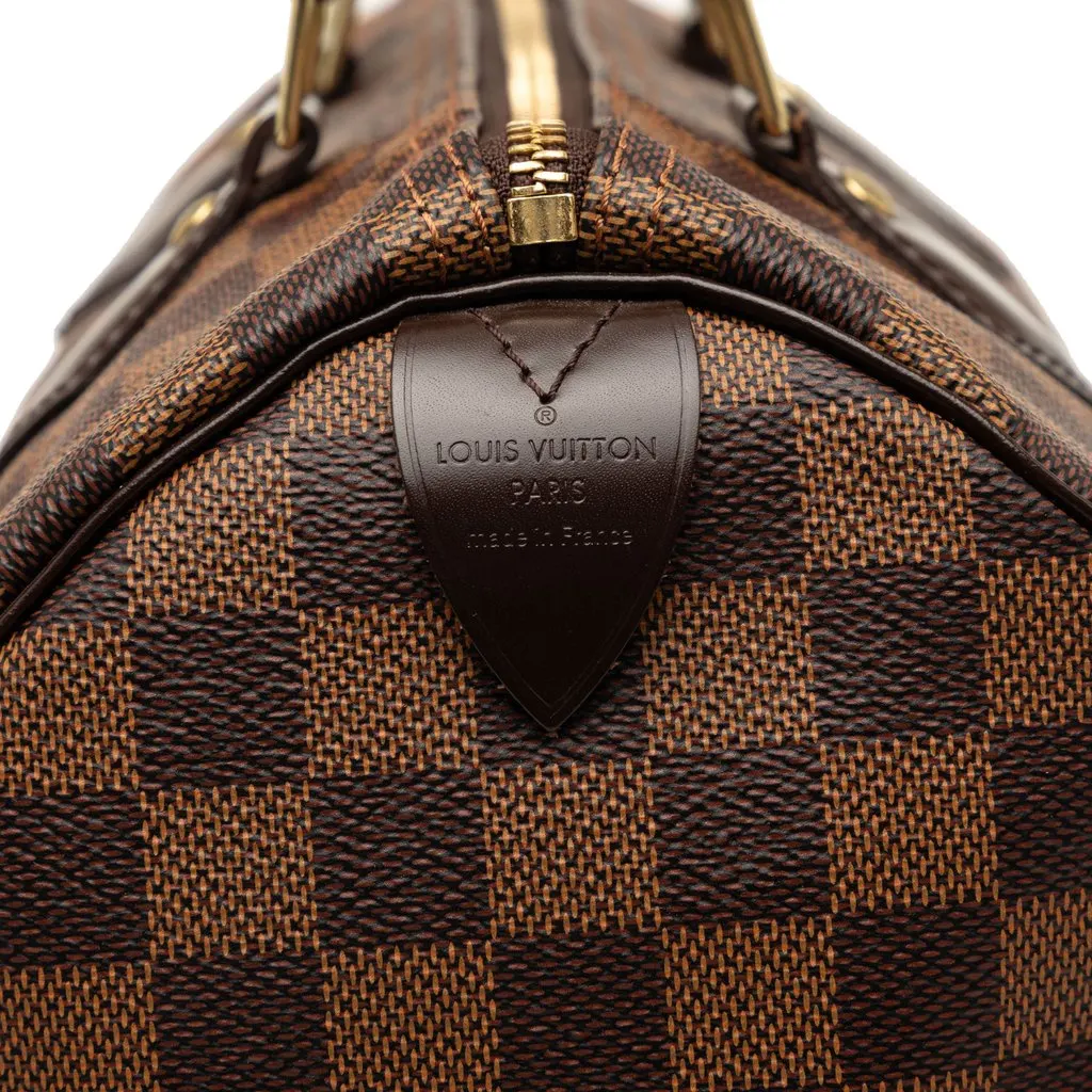 Louis Vuitton Damier Ebene Speedy 30 Brown Very good - Box View