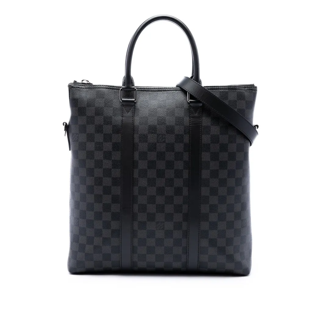 Louis Vuitton Damier Graphite Anton Tote Black Canvas Very good - Front View