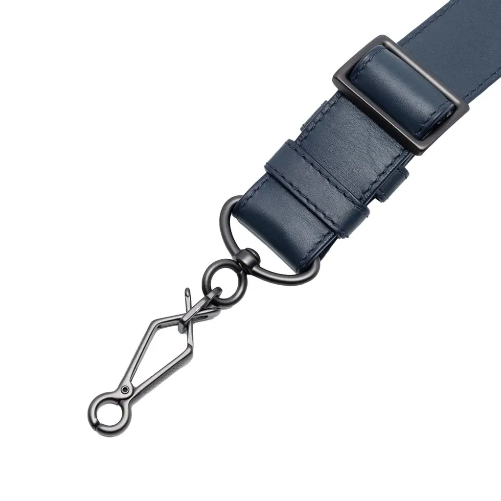Bottega Veneta Leather Bag Strap Blue Leather Very good - Inside View