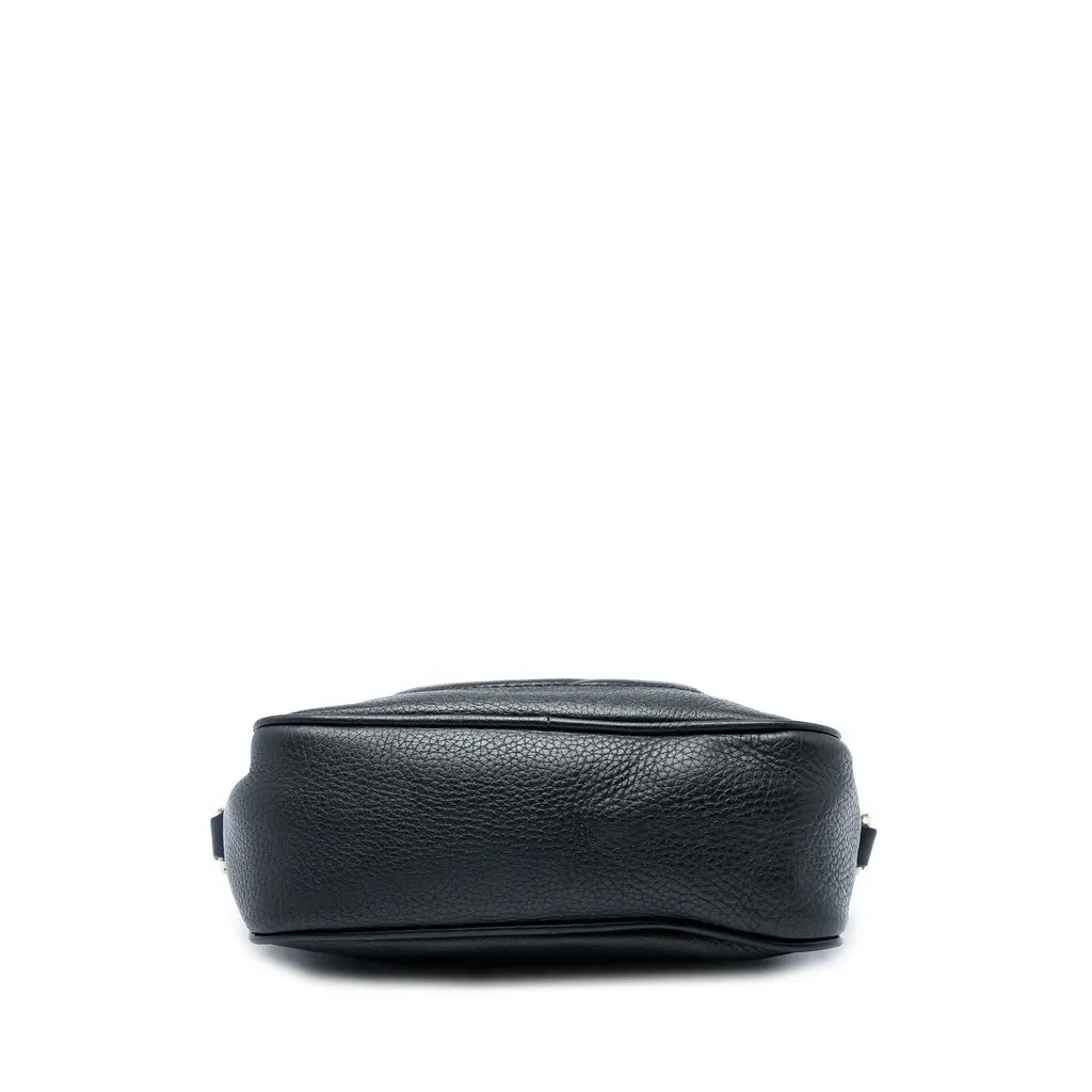 Gucci Calfskin Soho Disco Crossbody Black Leather Good - Inside View