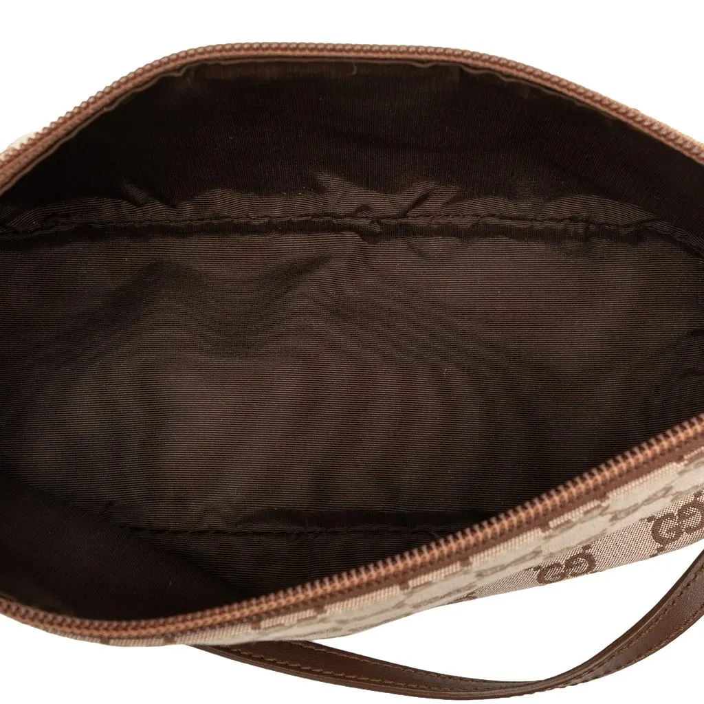 Gucci GG Canvas Boat Beige Canvas Good - Model View