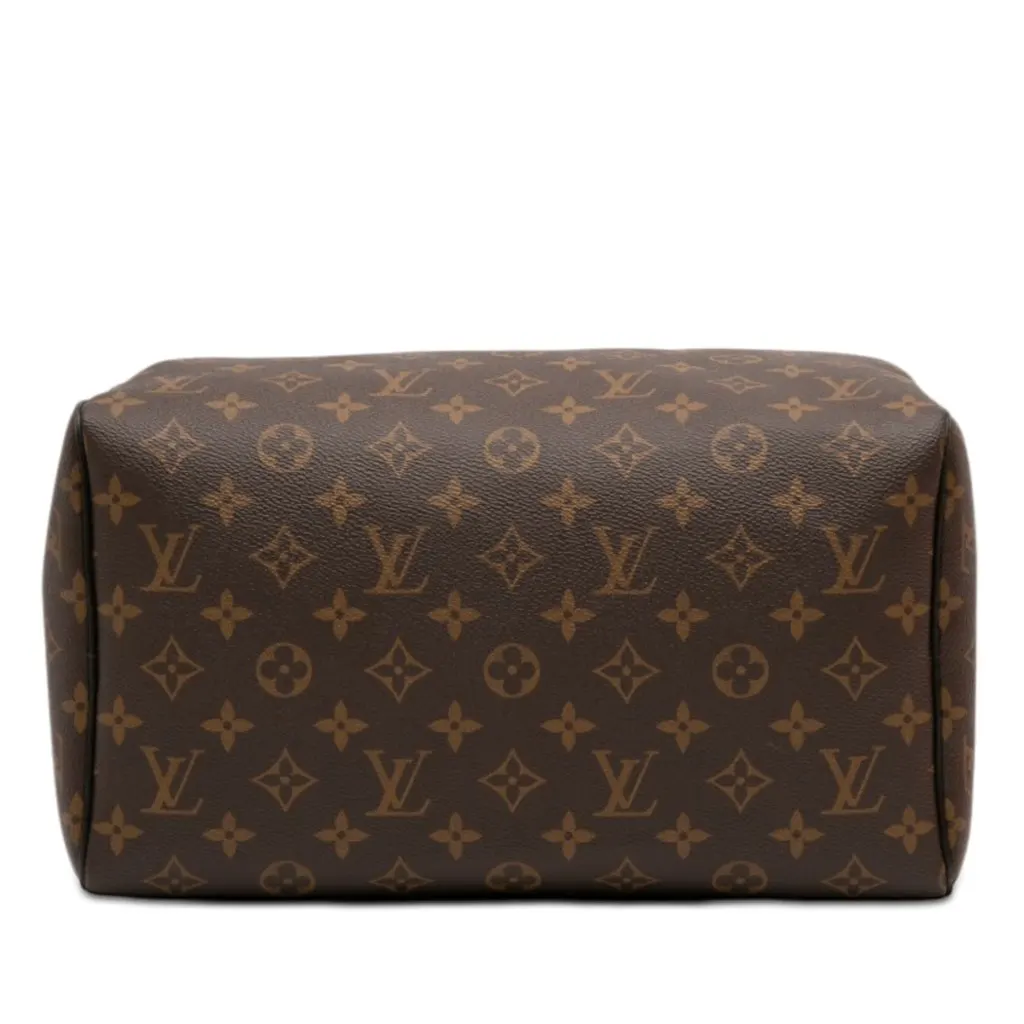 Louis Vuitton Monogram Speedy Soft 30 Dark Brown Very good - Inside View