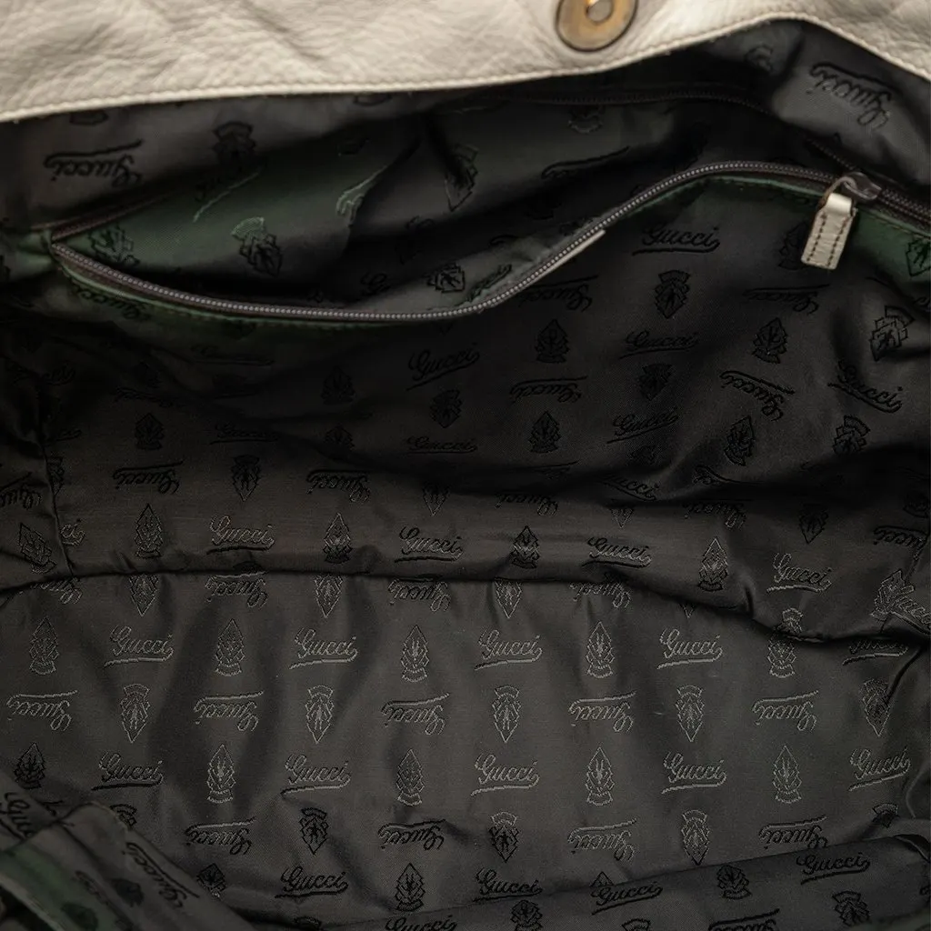 Gucci Large GG Canvas Tribeca Tote Beige Very good - Model View
