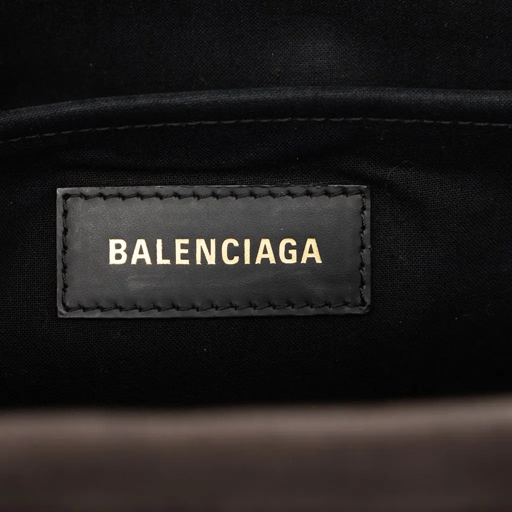 Balenciaga Medium Canvas Hardware Tote Brown Very good - Box View