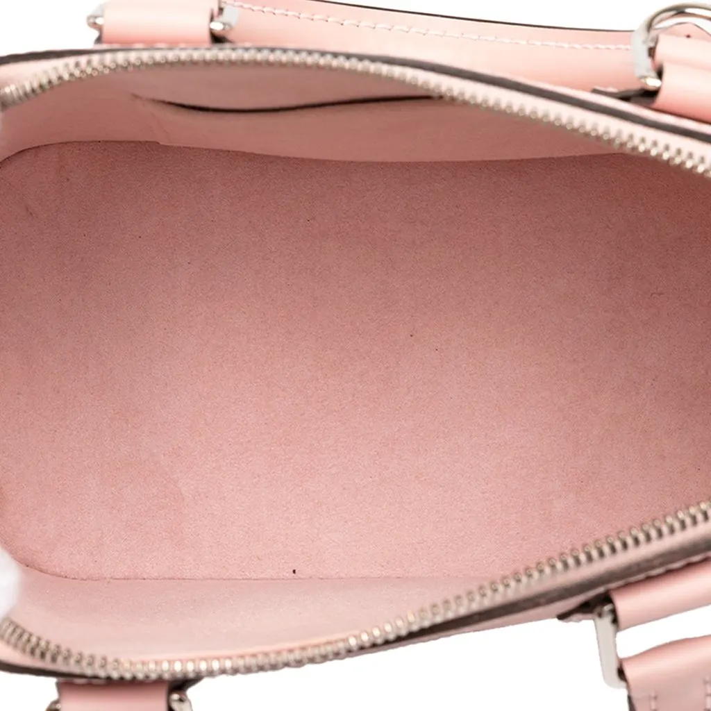 Louis Vuitton Epi Alma BB Pink Leather Good - Model View