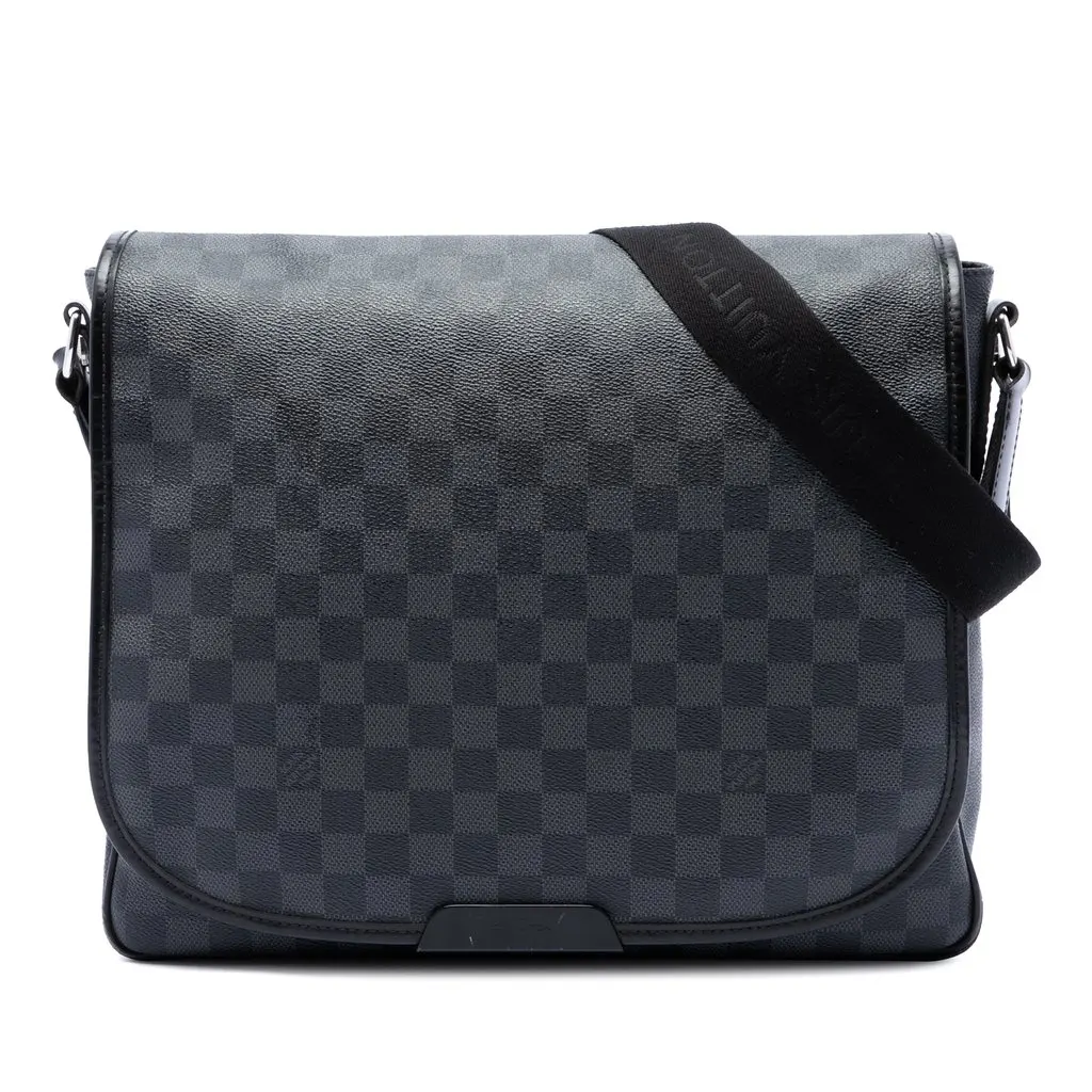Louis Vuitton Damier Graphite Daniel MM Black Canvas Very good - Front View