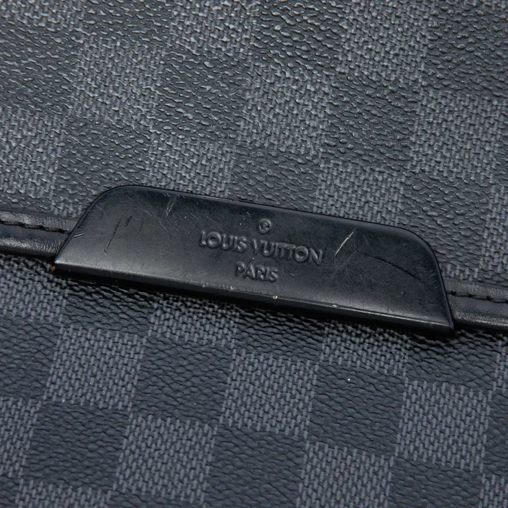 Louis Vuitton Damier Graphite Daniel MM Black Canvas Very good - Box View