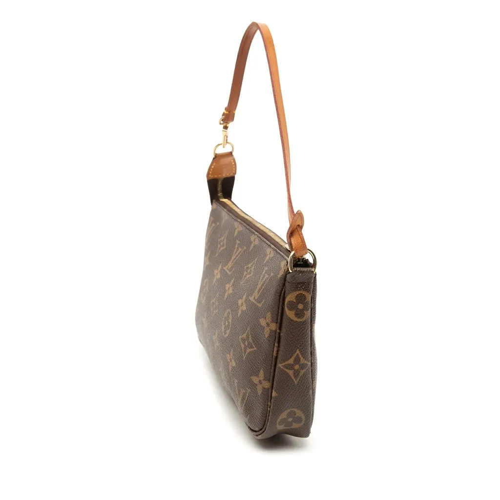 Louis Vuitton Monogram Pochette Accessoires Brown Very good - Back View