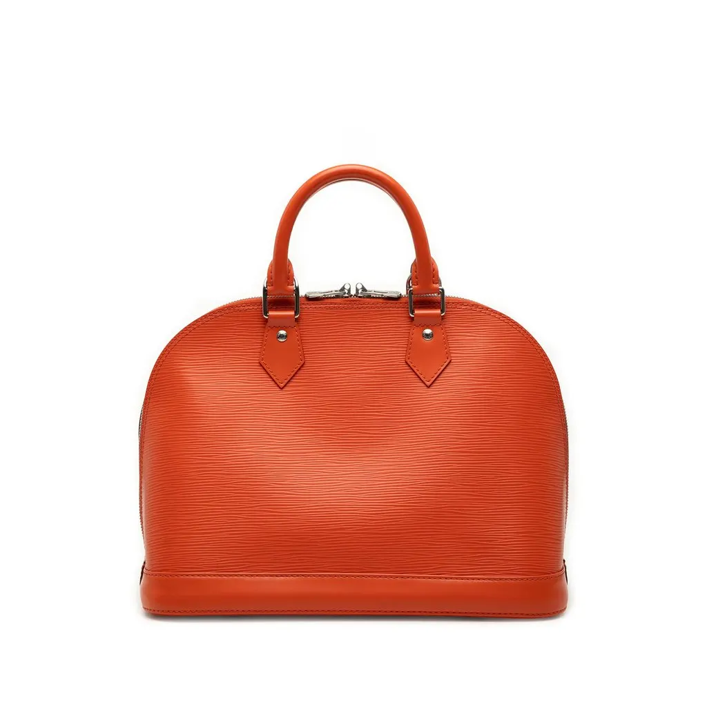 Louis Vuitton Epi Alma PM Orange Leather Very good - Front View
