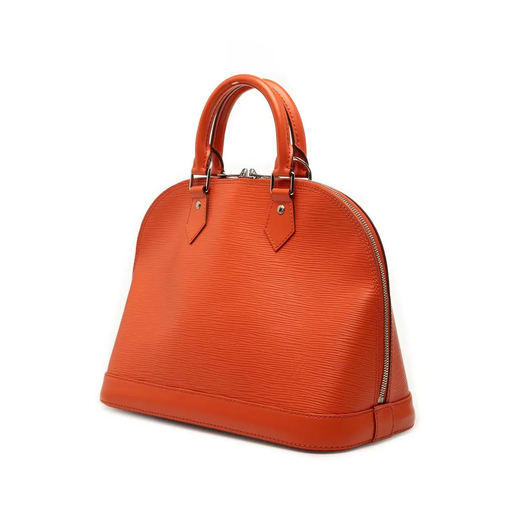 Louis Vuitton Epi Alma PM Orange Leather Very good - Back View