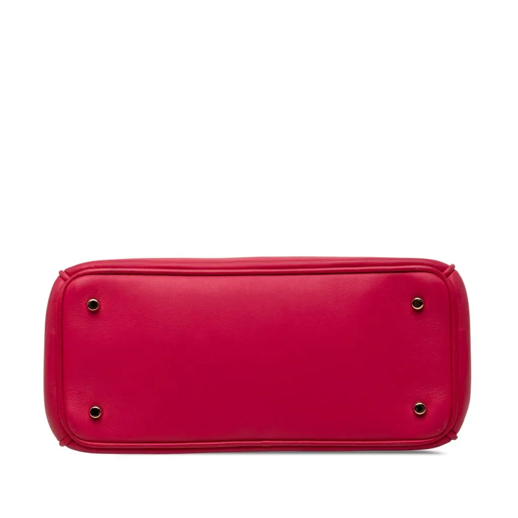 Dior Mini Leather Diorissimo Satchel Pink Leather Very good - Inside View