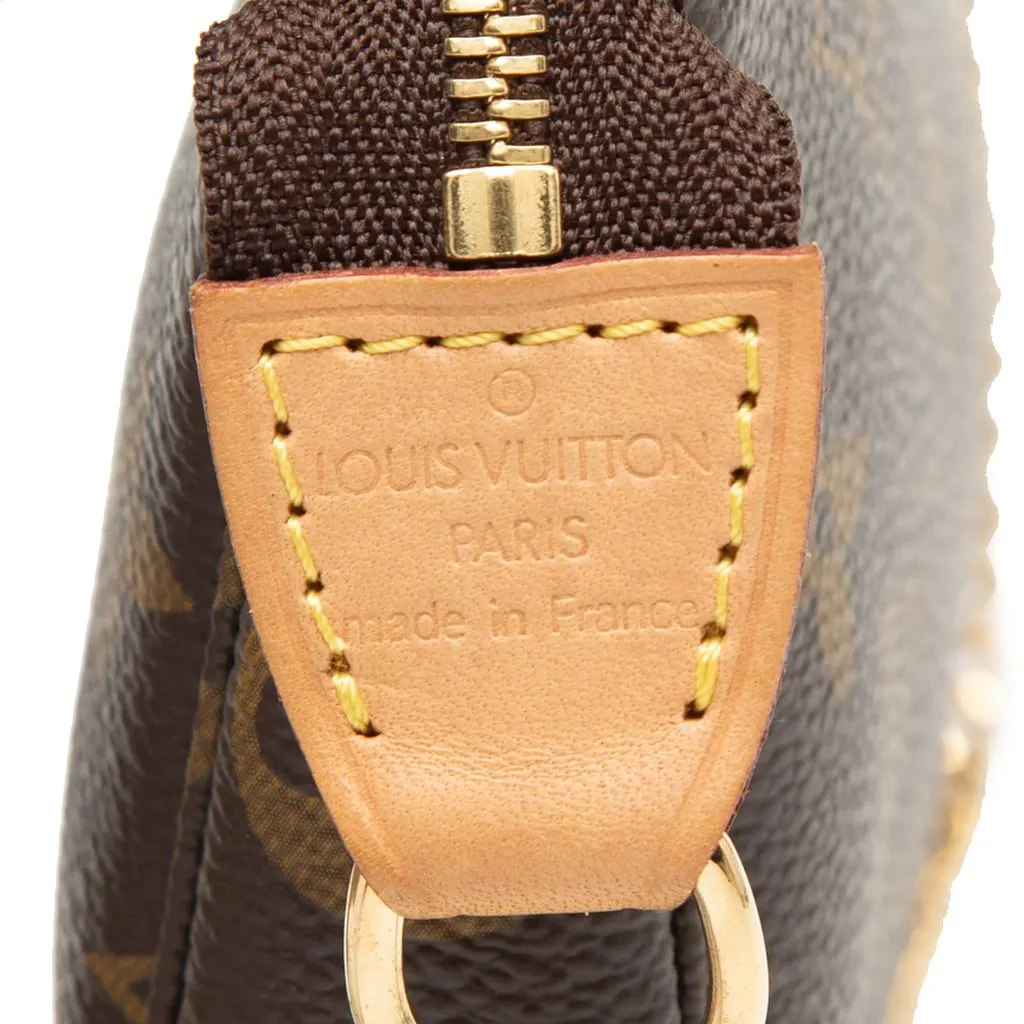 Louis Vuitton Monogram Mini Pochette Accessoires Brown Canvas Very good - Box View