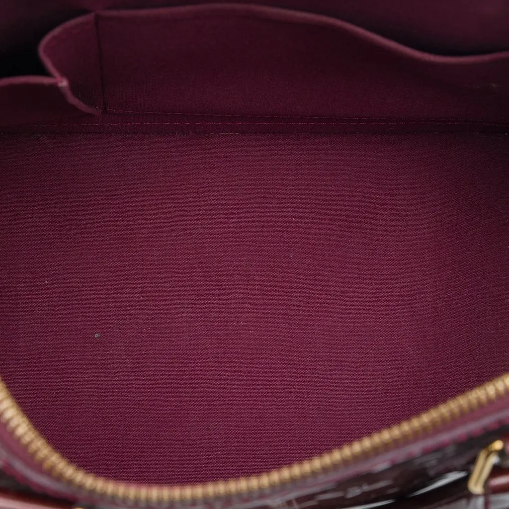 Louis Vuitton Monogram Vernis Alma PM Red Leather Very good - Model View