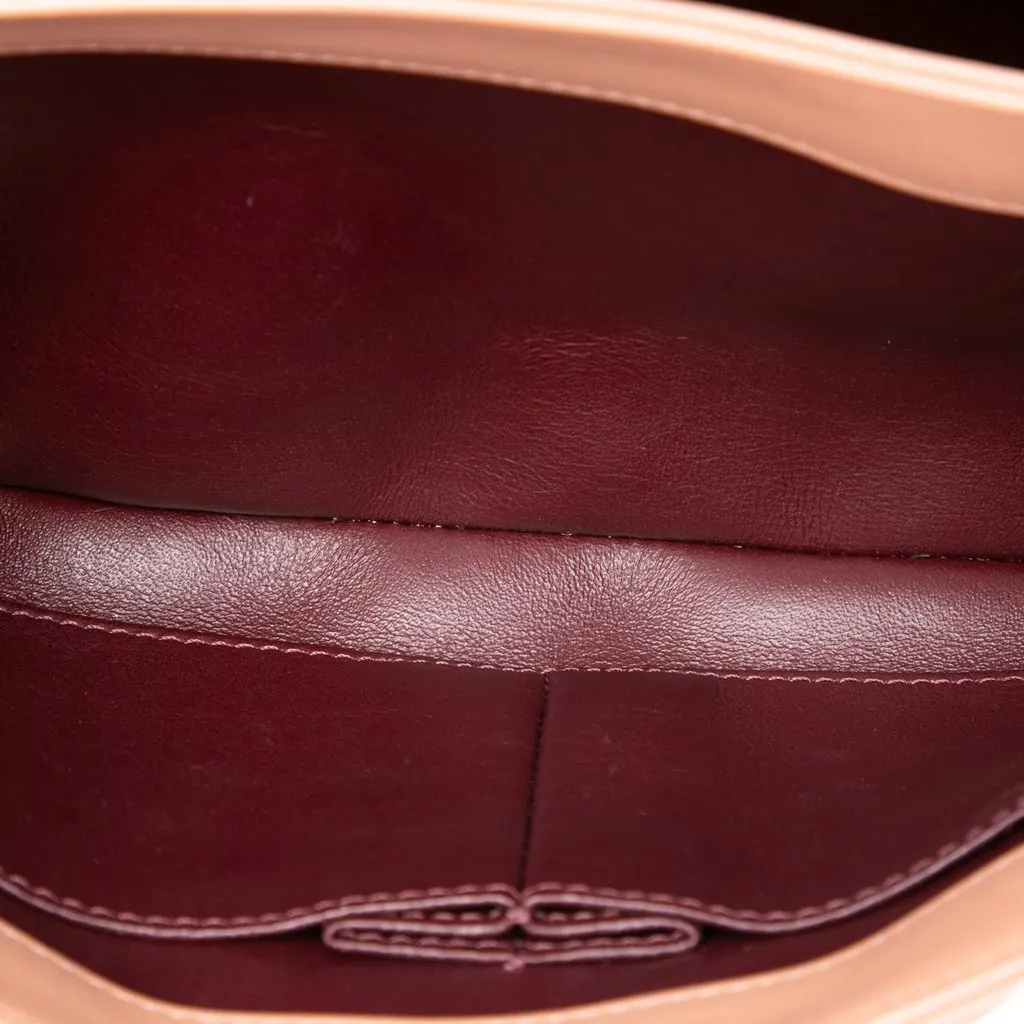 Chanel Medium Quilted Lambskin Trendy CC Flap Brown Leather Very good - Model View