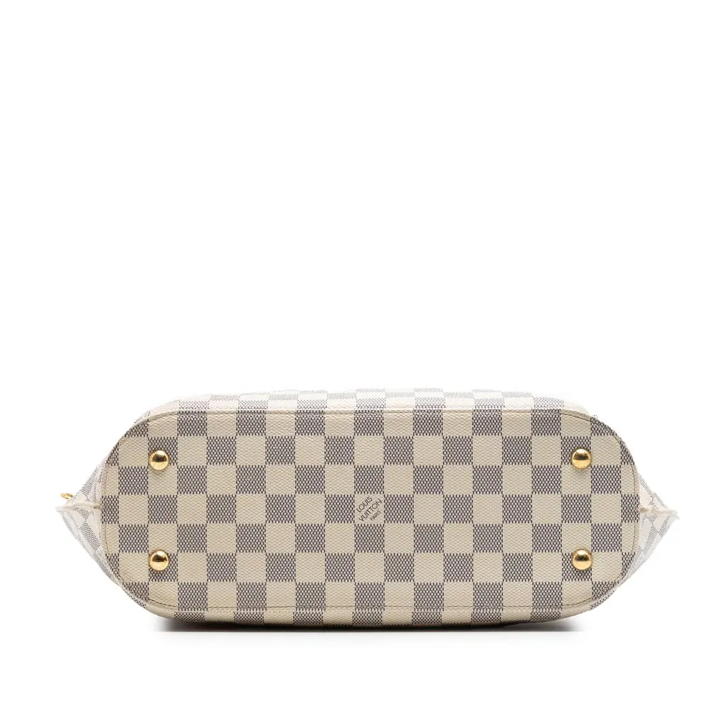 Louis Vuitton Damier Azur Girolata White Good - Inside View