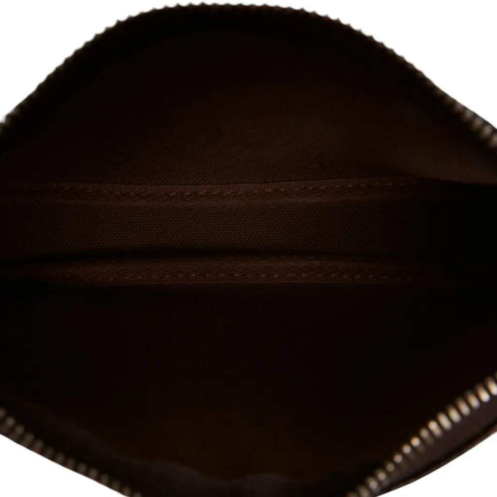 Louis Vuitton Monogram Mini Pochette Accessoires Brown Canvas Good - Model View