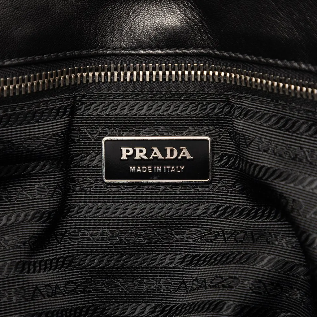 Prada Tessuto Gaufre Tote Black Very good - Box View