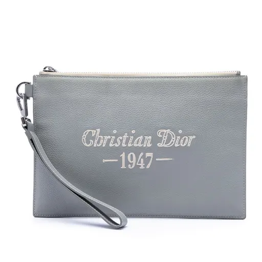 Dior Grained Calfskin 1947 Signature A5 Pouch