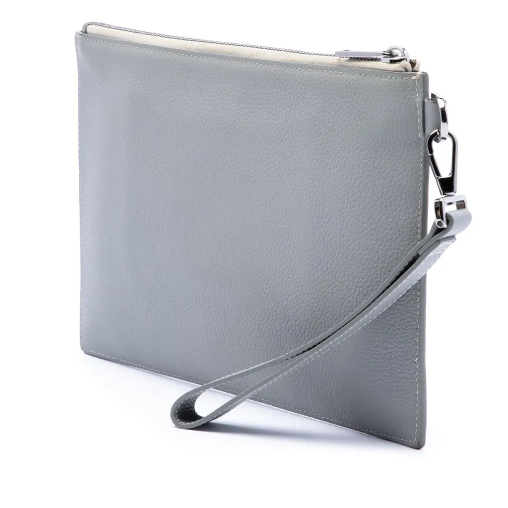 Dior Grained Calfskin 1947 Signature A5 Pouch MultiColor Leather Very good - Back View