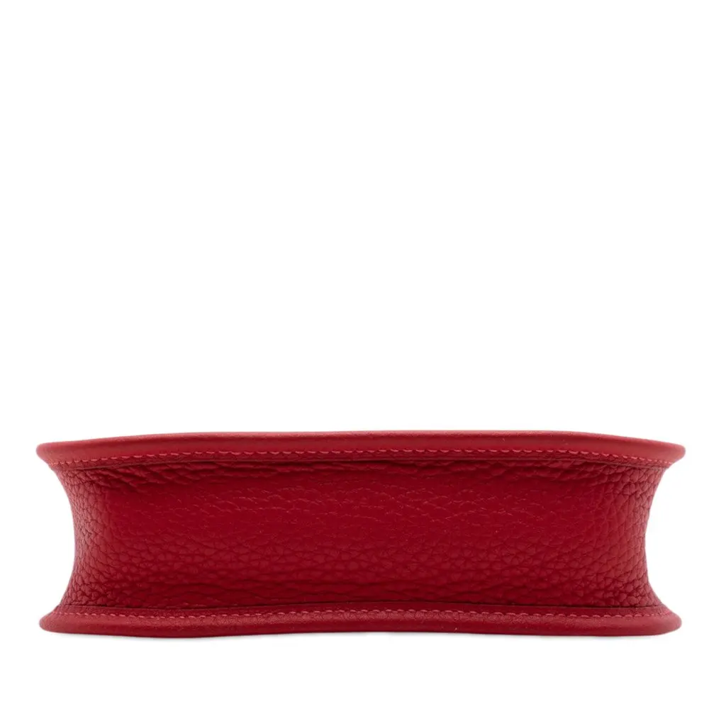 Hermès Clemence Evelyne I TPM Red Leather Very good - Inside View