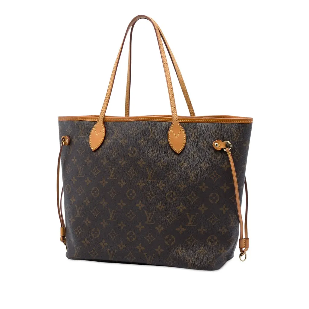 Louis Vuitton Monogram Neverfull MM Brown Very good - Back View
