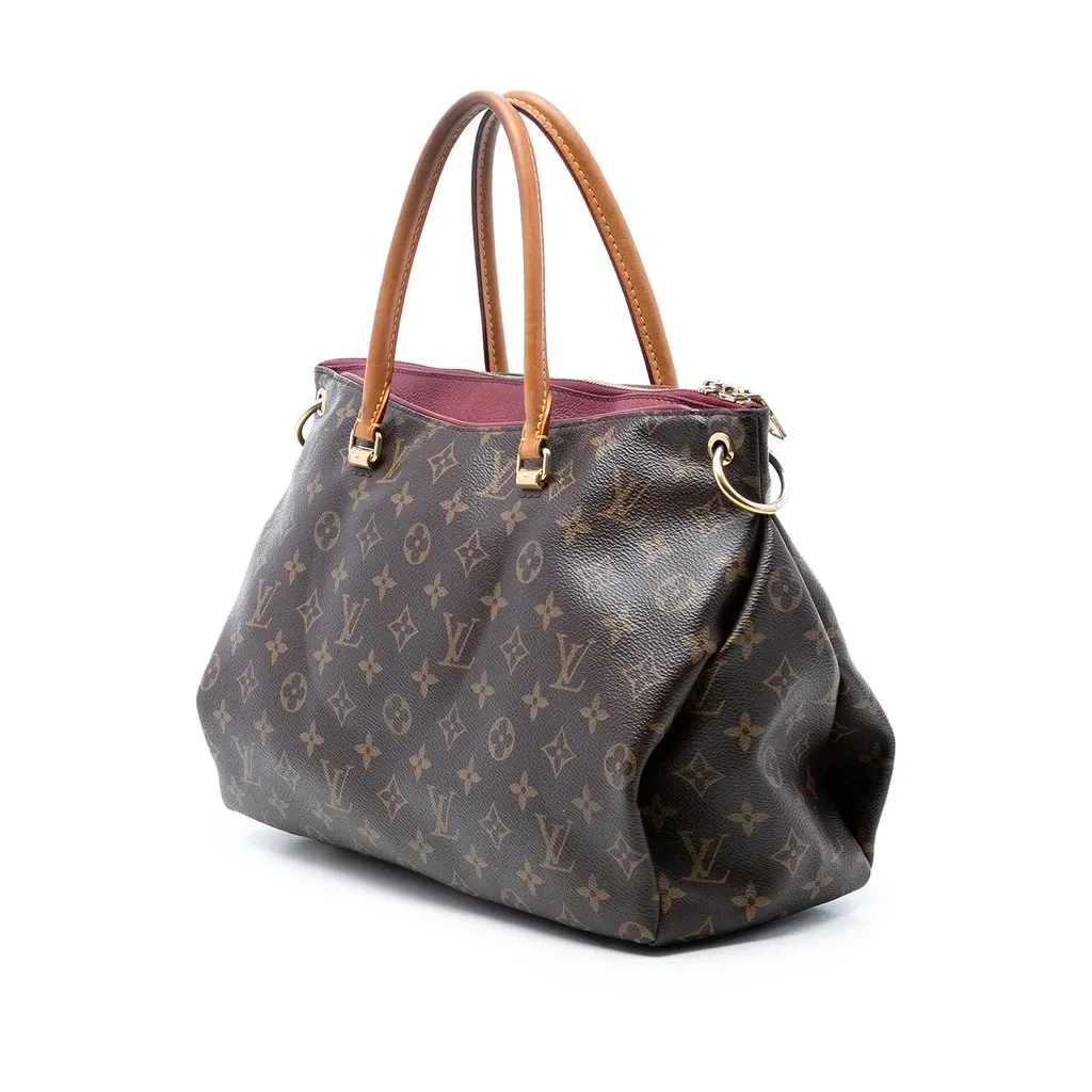 Louis Vuitton Monogram Pallas MM Brown Very good - Back View