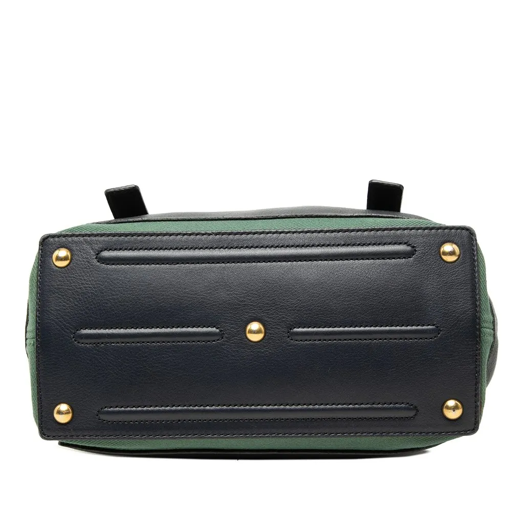 Saint Laurent Small Leather Muse Two Satchel Black Leather Very good - Inside View